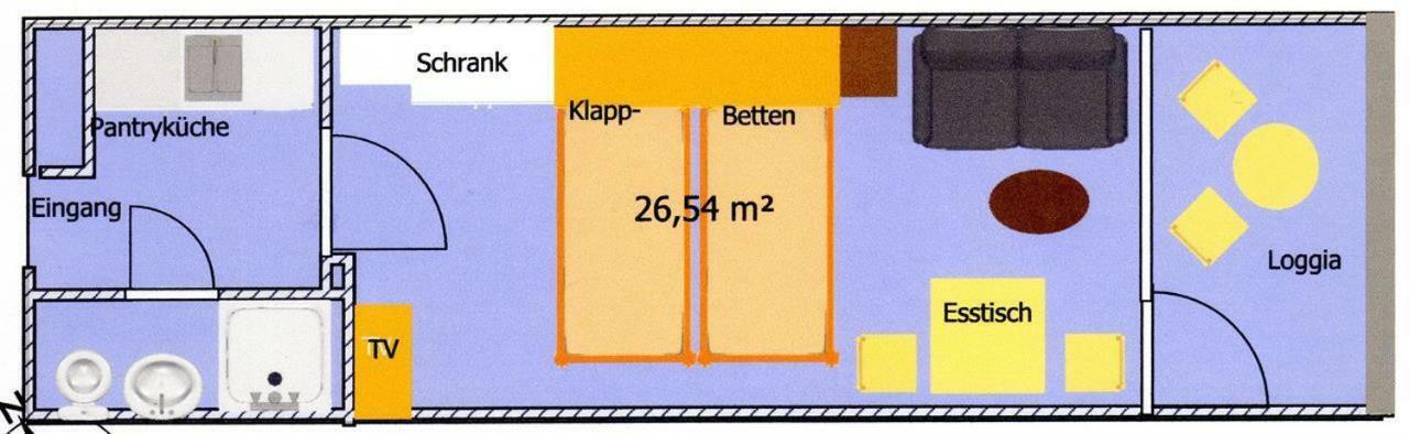 Appartement Deichgans - Haus Loreley Sankt Peter-Ording Exteriör bild